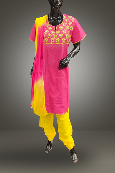 Combo of 3 Extra Large Cotton Salwar Suits