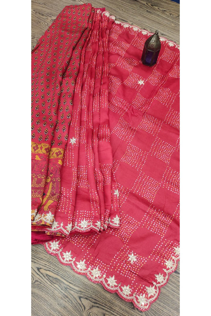 Bhandani Printed Silk Saree