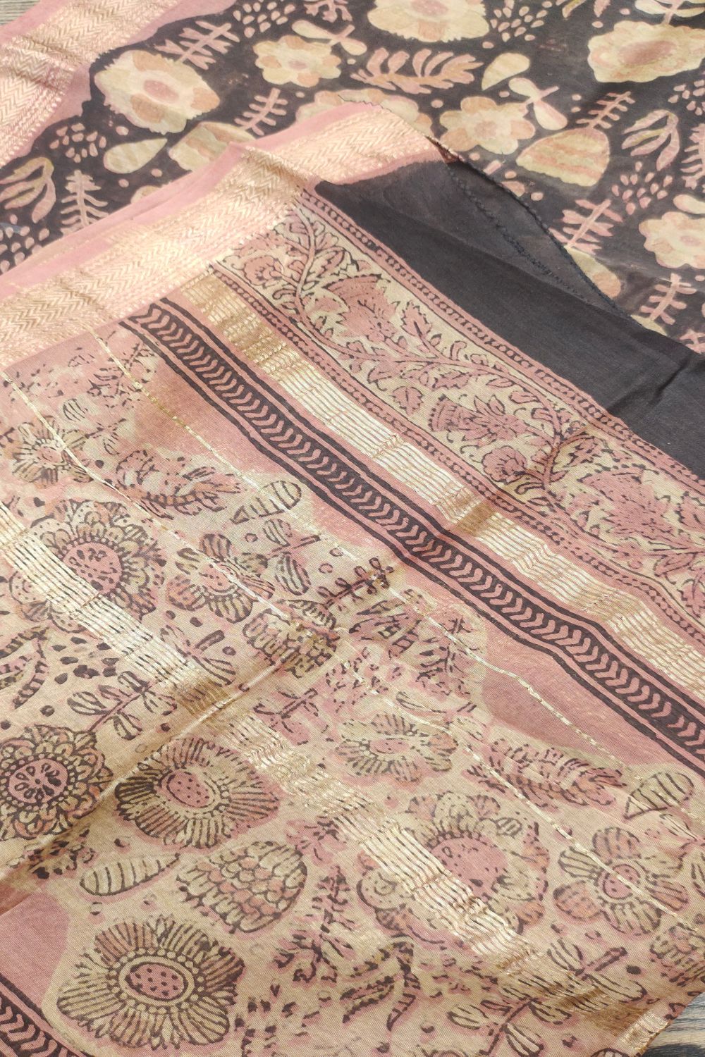 Chanderi Cotton Mirror Work Unstitched Salwar Suits