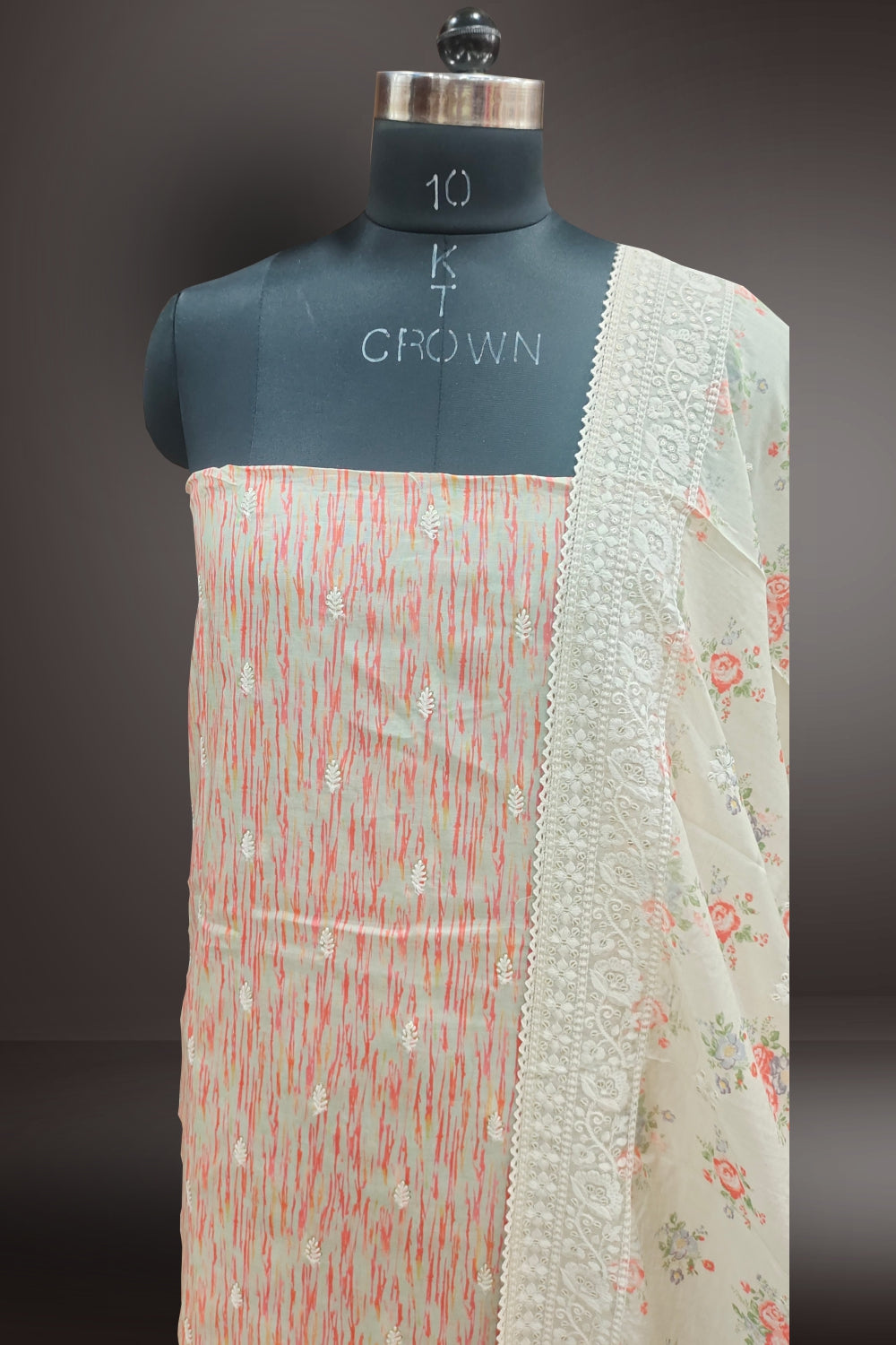 Silk Embroidered Unstitched Salwar Suits
