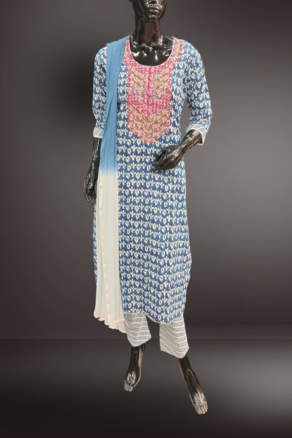 Combo of 3 Extra Large Salwar Suits