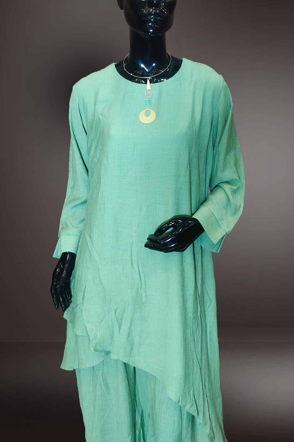 Soft Rayon Green Coord Sets