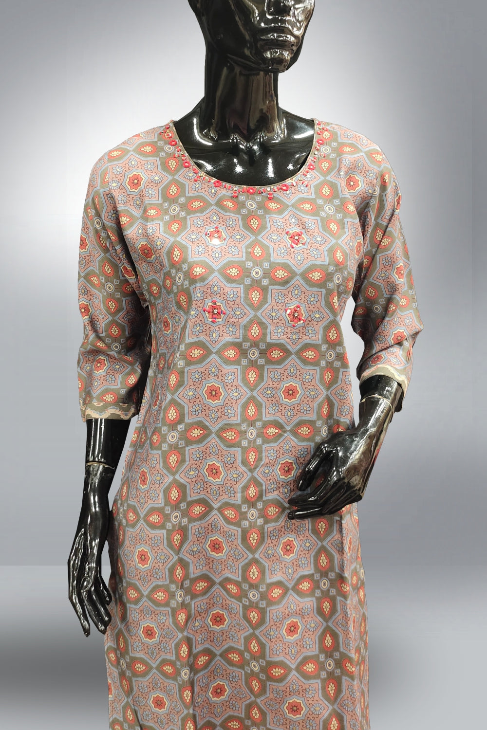 Combo of 3 Medium Straight Cut Salwar Suits